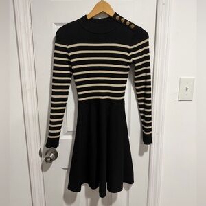 BCX Black and Gold Mini Dress